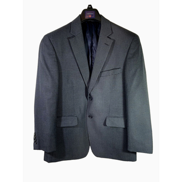 Macy's Club Room Sport Coat Men's 40S Short Single Breasted Navy Blue Blazer